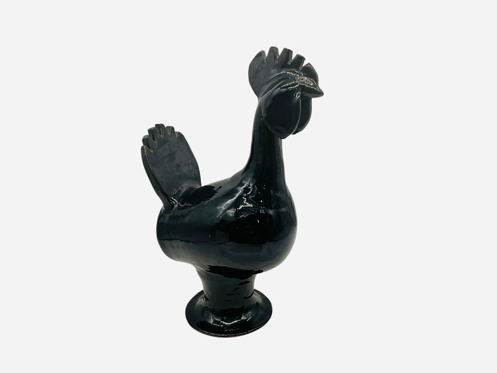 Stanley Ferguson Rooster: Mint condition. Signed and dated on bottom. Stands 12 inches.