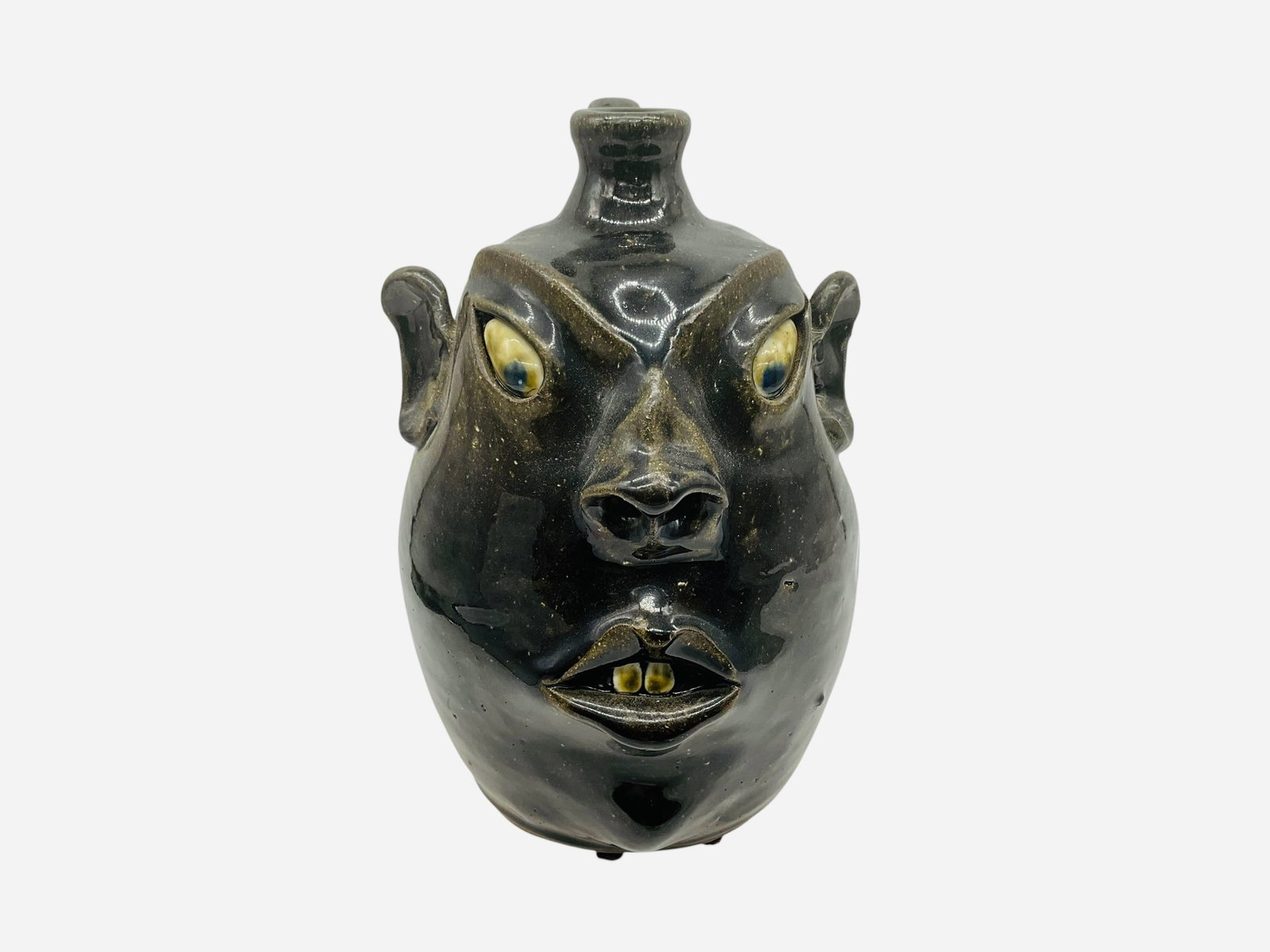 David Meaders Face Jug (1 of 3)