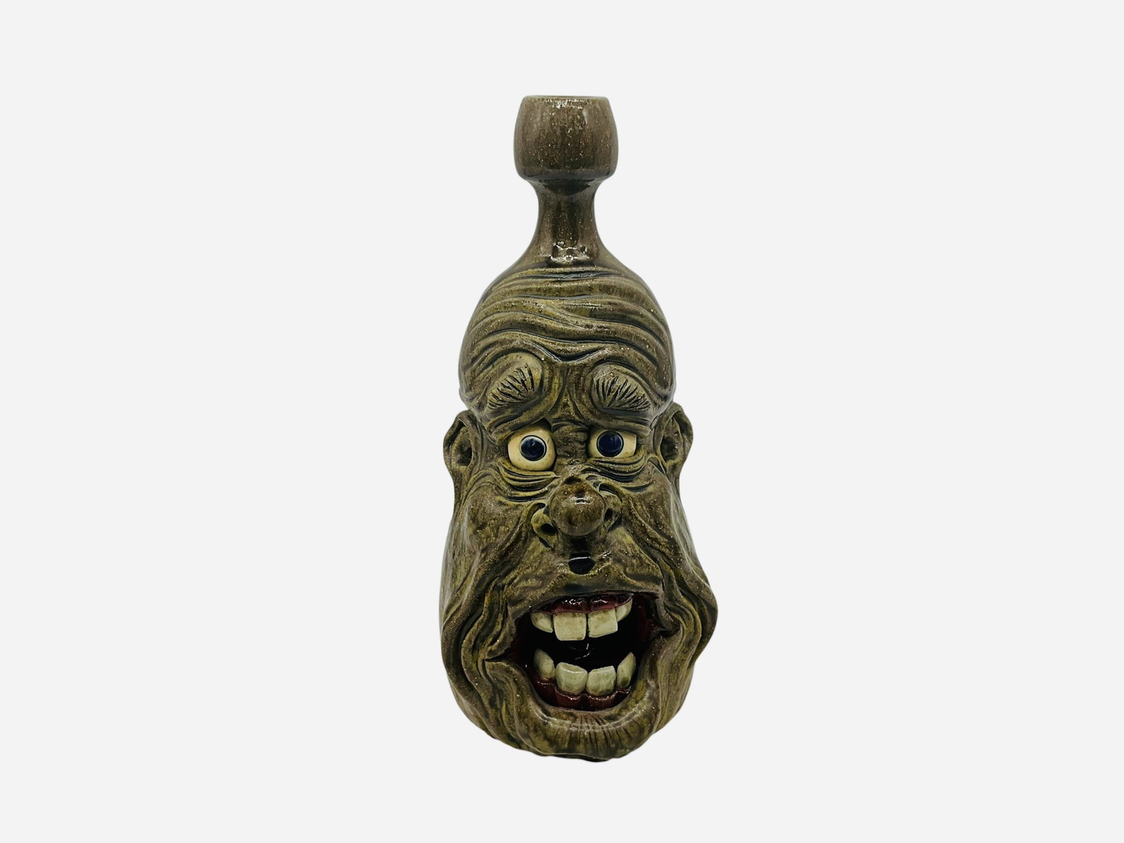 Excellent Kevin 'Turkey' Merck Face Jug (1 of 5)