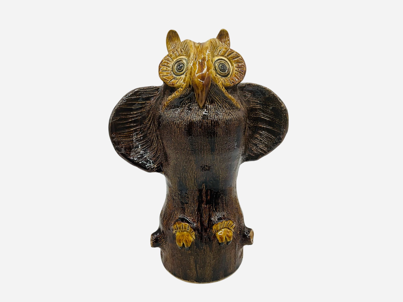 Steve Turpin Pottery Owl (1 of 2)