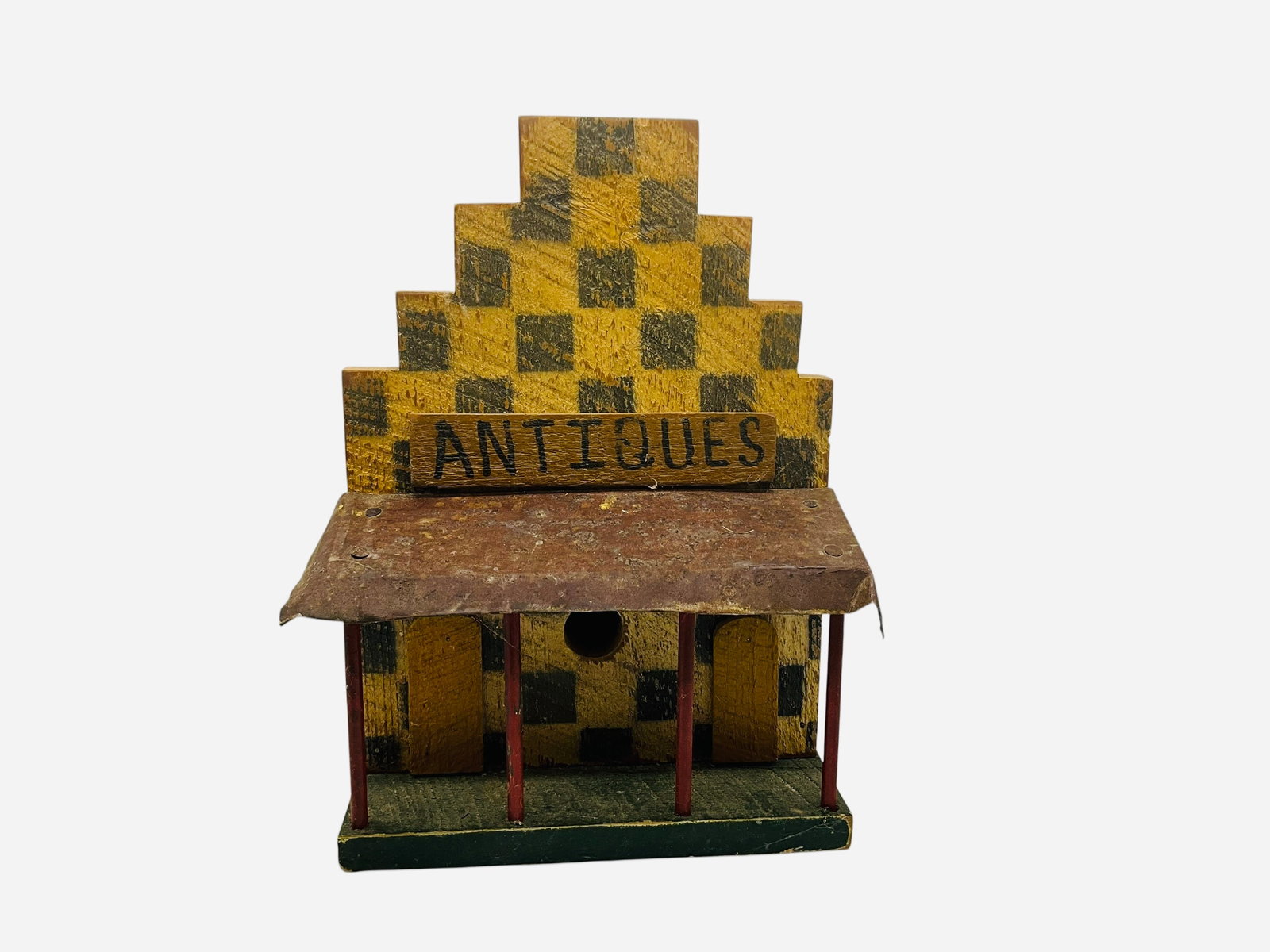 Hand Made Antique Store Birdhouse (1 of 3)