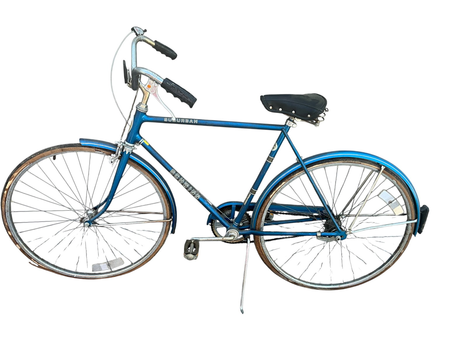 Vintage Schwinn Suburban Bicycle: Bike needs some TLC. Wheels still roll but will need work to truly function as it should. No shipping.