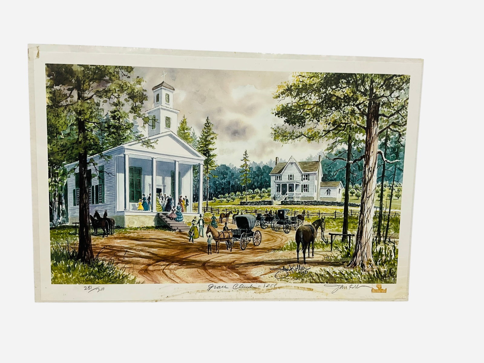 John Kollock Print - Grace Church 1858 (1 of 2)