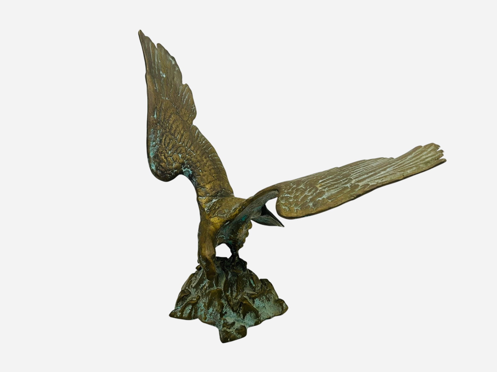 Brass Eagle Statue - 2