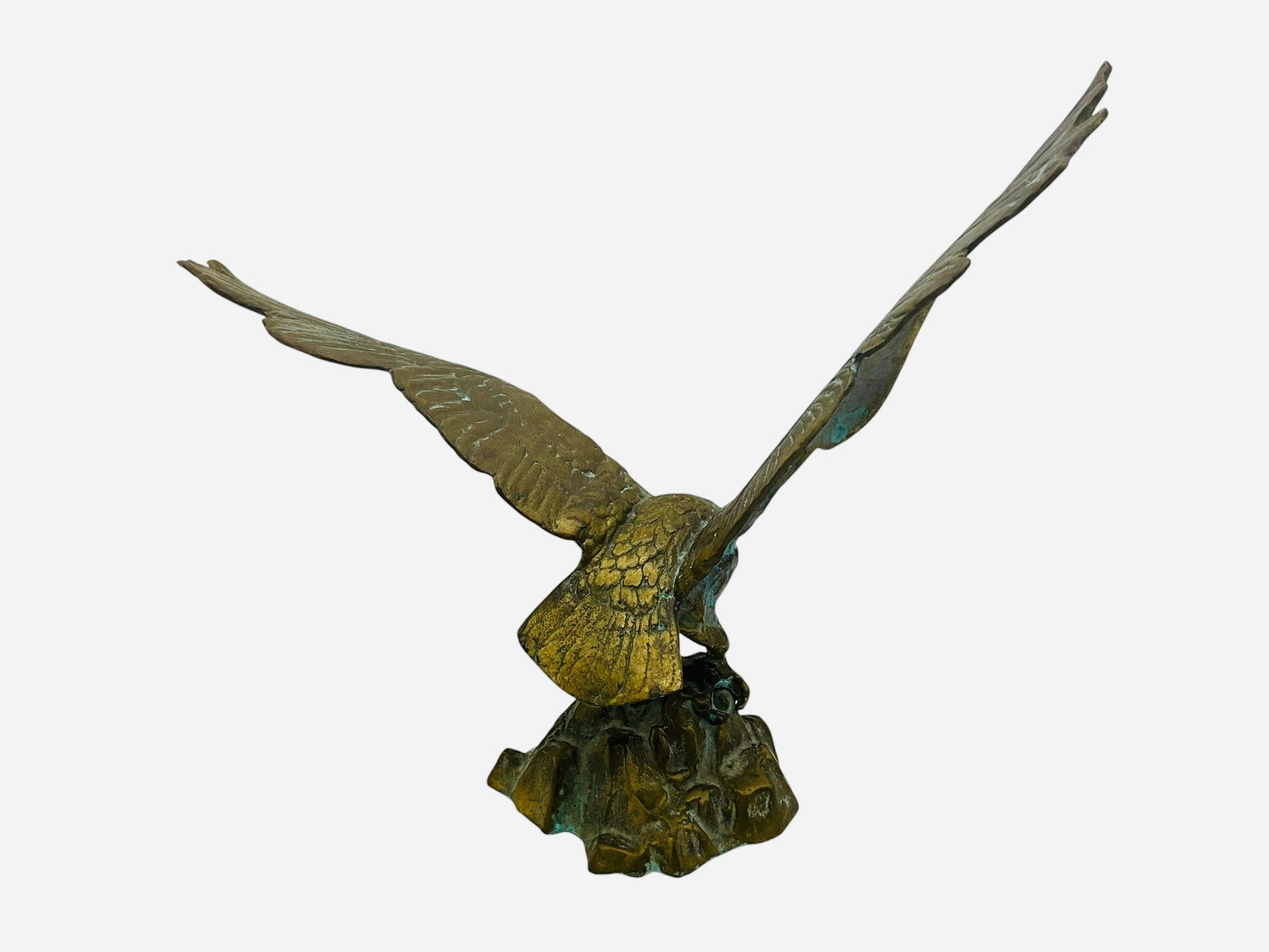 Brass Eagle Statue - 3