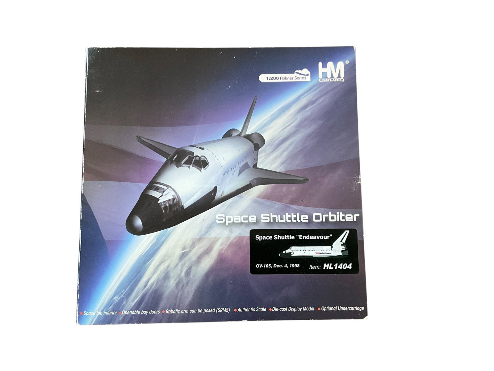 HobbyMaster Space Shuttle Orbiter 1:200 Die Cast Model (1 of 2)