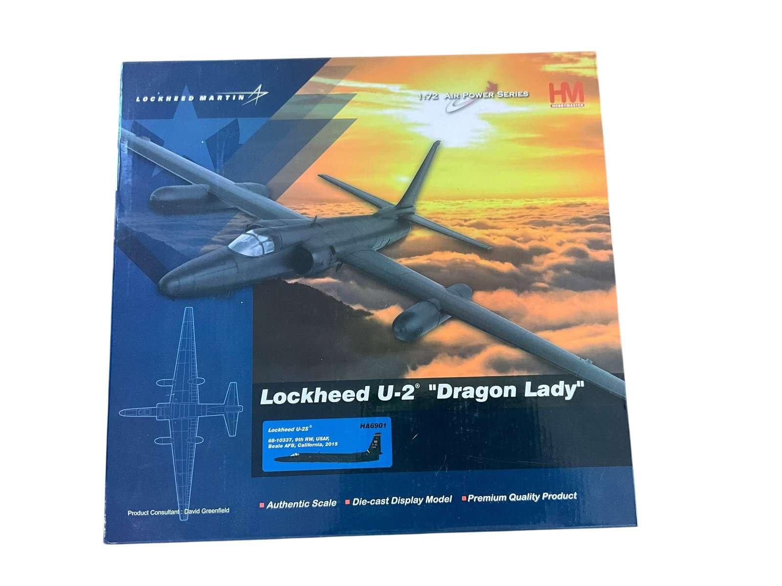 HobbyMaster Lockheed U-2 Dragon Lady Die Cast Model (1 of 3)