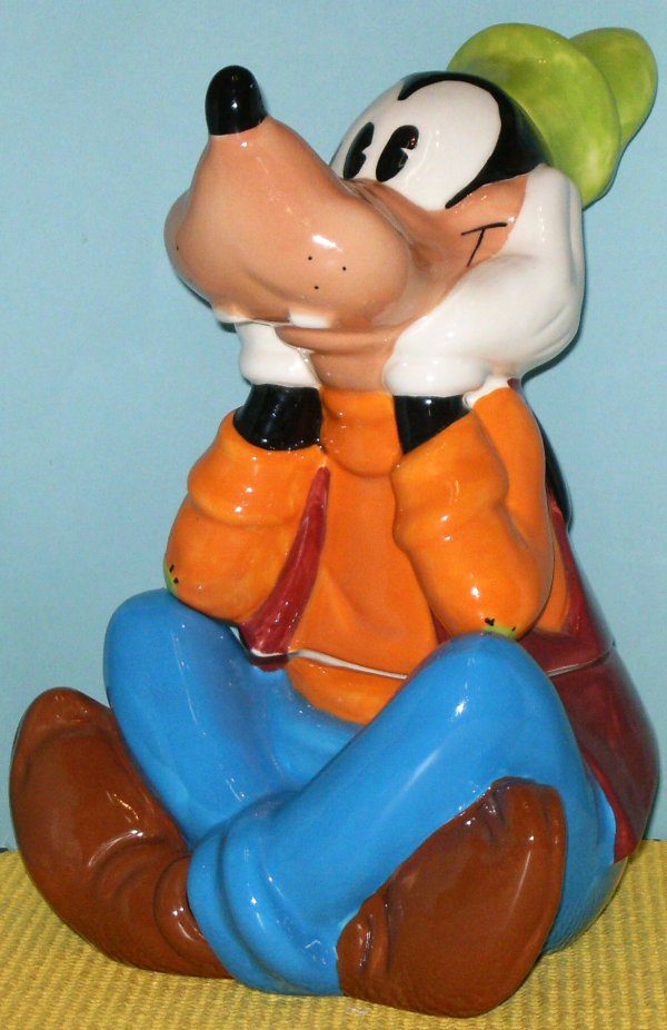 420 DISNEY GOOFY COOKIE JAR, BY TREASURE CRAFT Manufa Mar 29, 2008