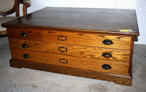355 Map Case Coffee Table