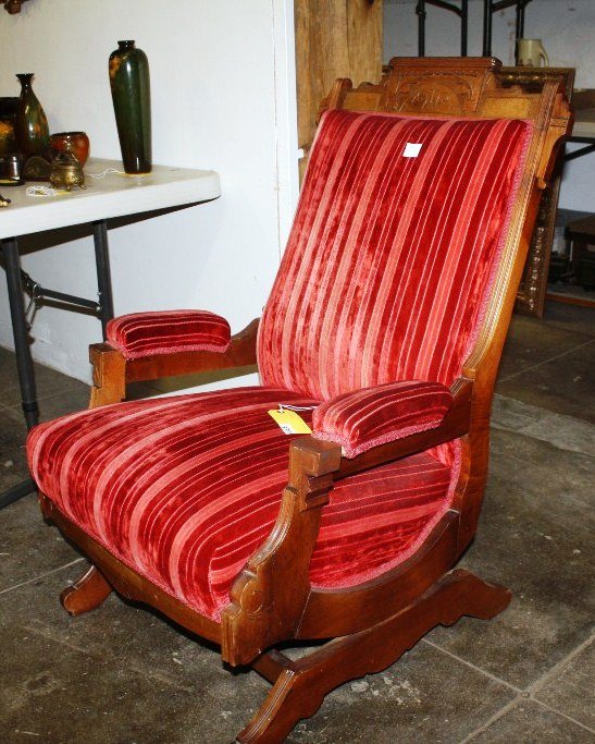 EASTLAKE ROCKER: EASTLAKE VICTORIAN PLATFORM ROCKER