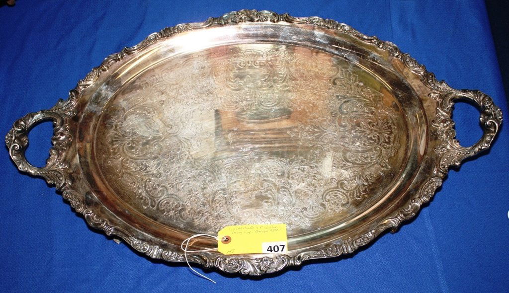 WALLACE SILVERPLATE TRAY