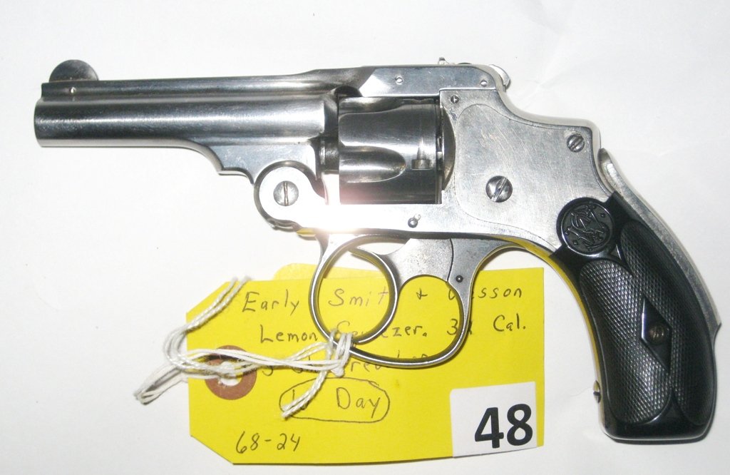 SMITH & WESSON REVOLVER: EARLY SMITH & WESSON LEMON SQUEEZER, 32 CAL. 5 SHOT REVOLVER ((10-DAY HOLD))