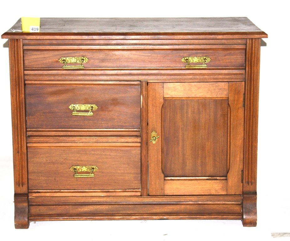 WALNUT COMMODE
