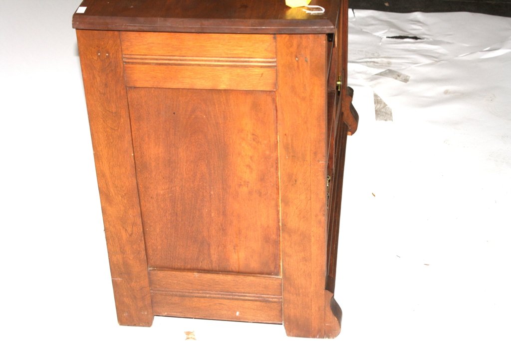 WALNUT COMMODE - 3