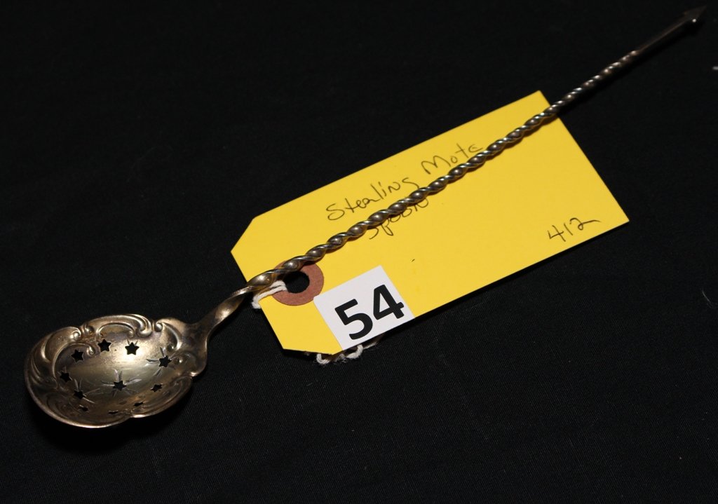 STERLING SPOON: STERLING MOTE SPOON