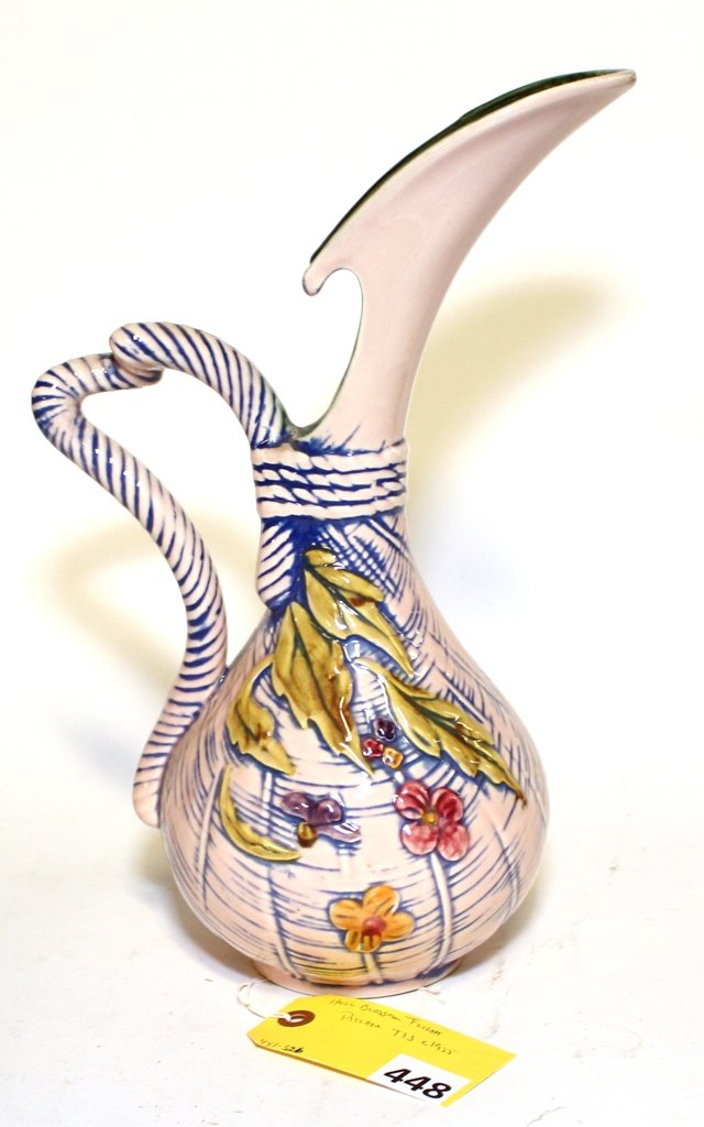 HULL POTTERY: HULL POTTERY ''BLOSSOM FLIGHT'' PITCHER T13 C. 1955