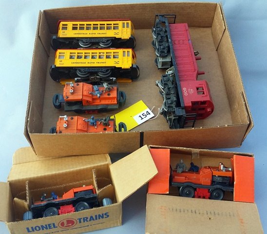 LOT OF 7 LIONEL ENGINES; (1) 650, (2) 60 AND (4) 50, NO: LOT OF 7 LIONEL ENGINES; (1) 650, (2) 60 AND (4) 50, NO BOXES BUT ALL RUN, GOOD CONDITION