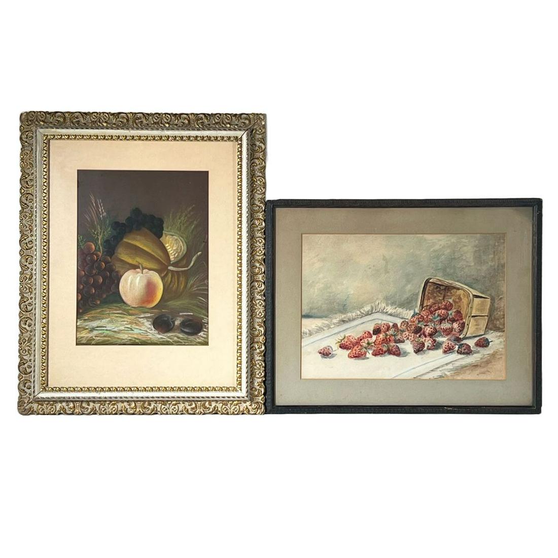 (2pc) STILL LIFE PAINTINGS (1 of 14)