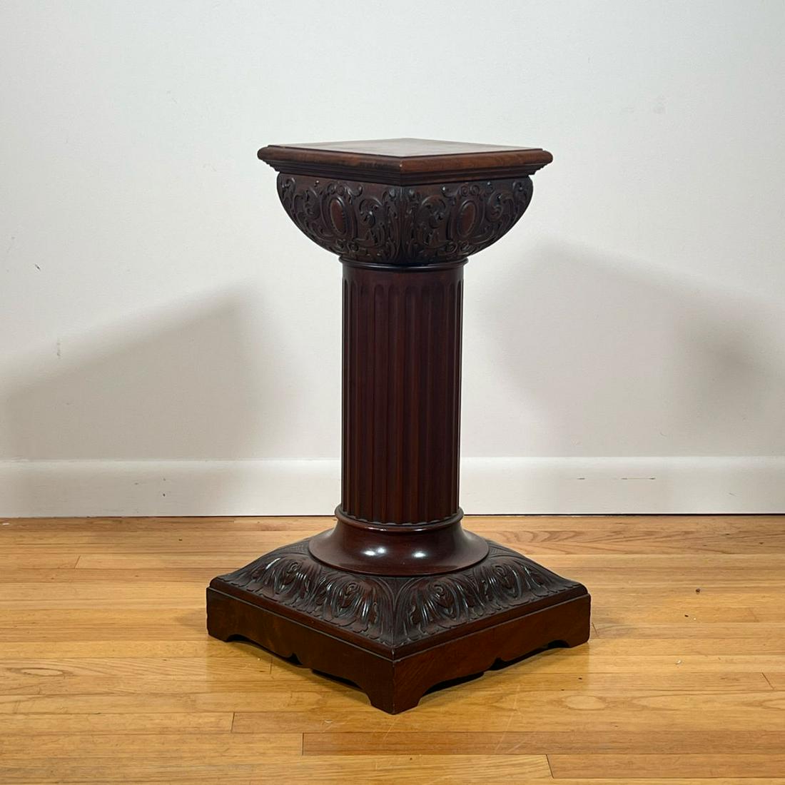 CARVED PLANT STAND (1 of 8)
