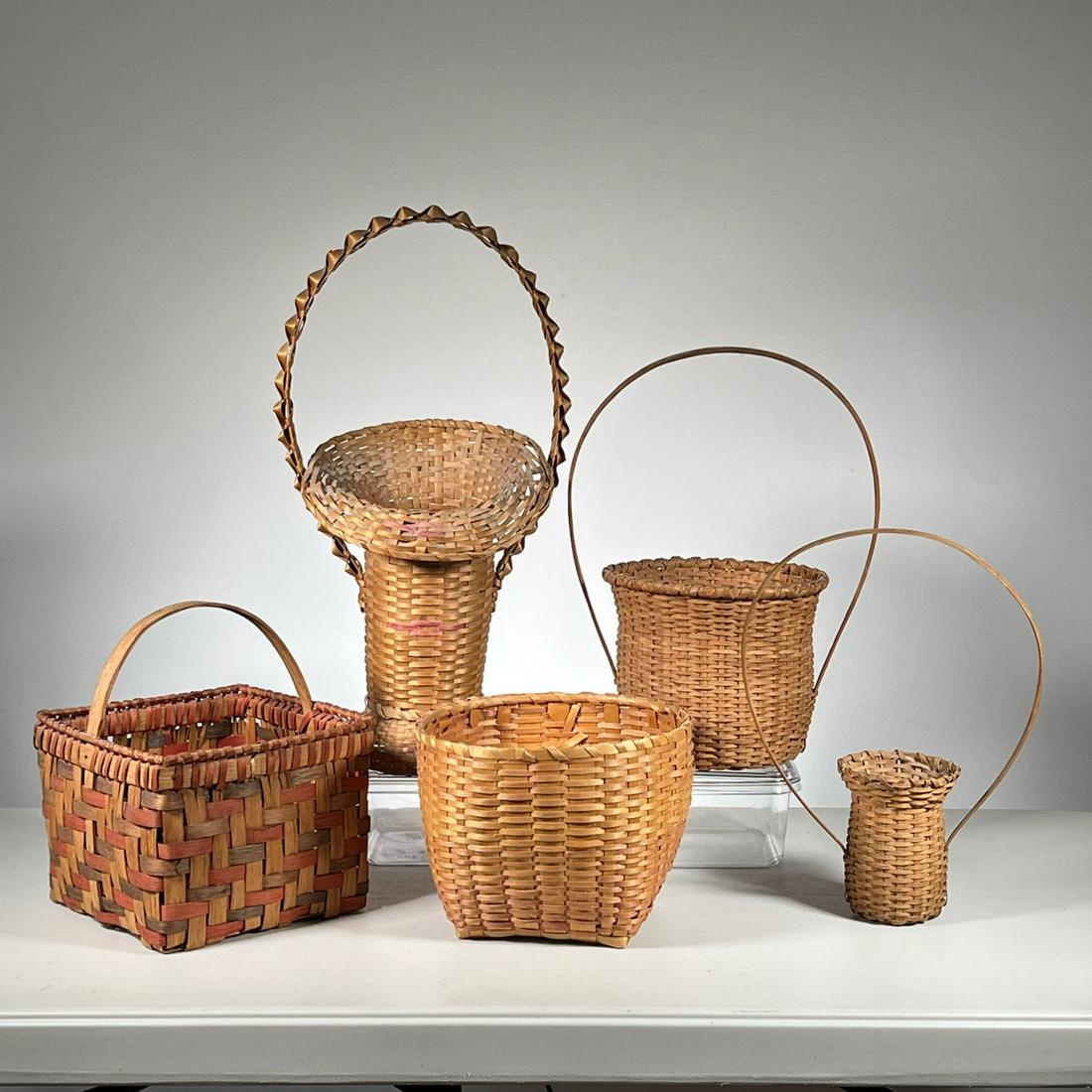 (5pc) NATIVE AMERICAN BASKETS (1 of 10)