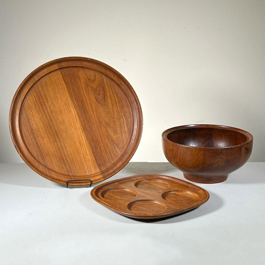 (3pc) GEORG JENSEN TEAK ITEMS (1 of 9)
