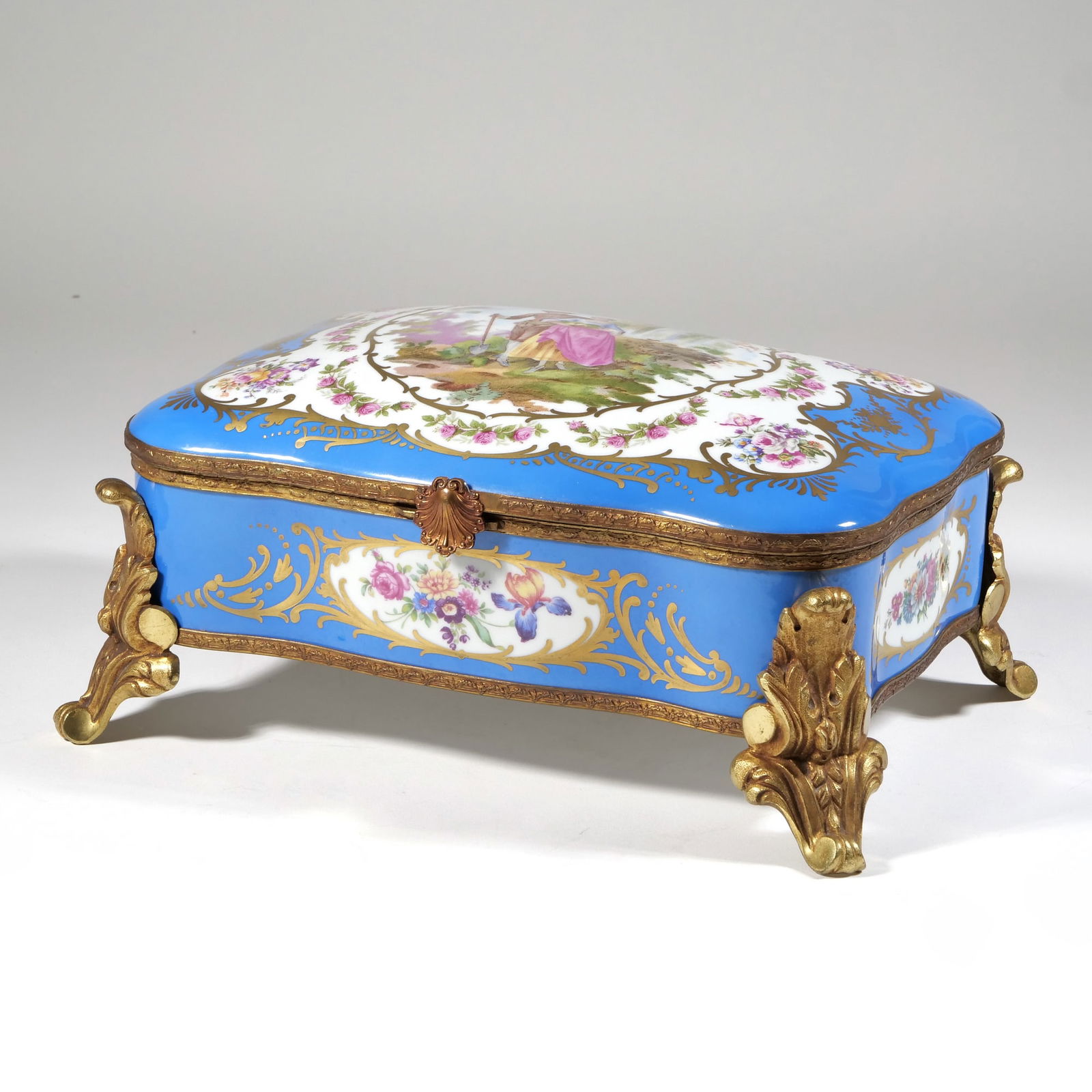 SEVRES STYLE PORCELAIN BOX (1 of 13)