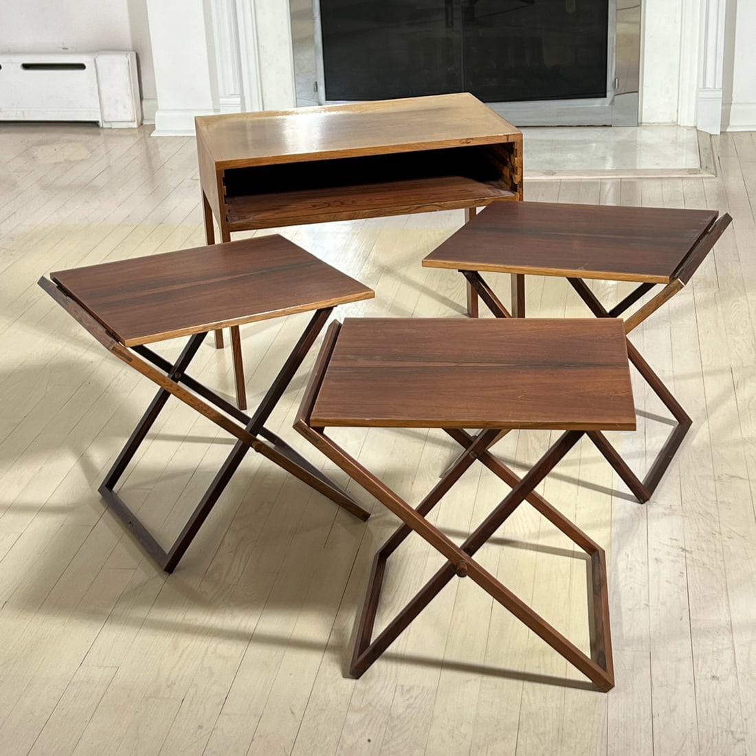 ILLUM WIKKELSO TEAK SNACK TABLES (1 of 20)
