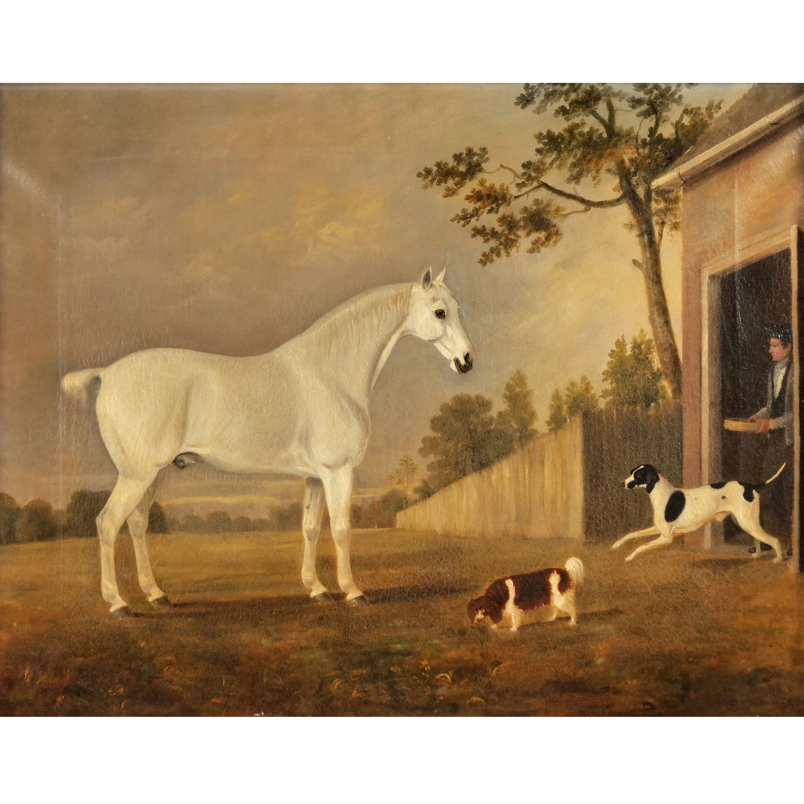 AMERICAN SCHOOL (19TH CENTURY) HORSE PAINTING (1 of 20)