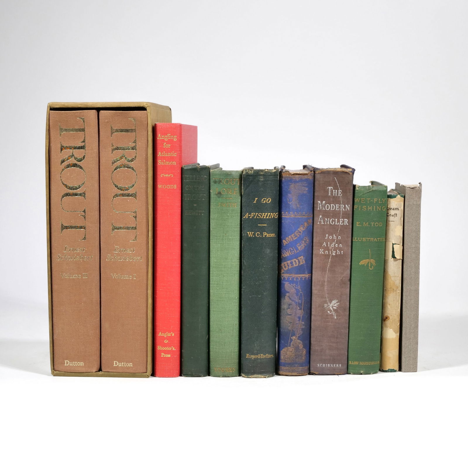 (11VOL) FLY FISHING, ANGLING, TROUT, & OTHER FISHING BOOKS (1 of 18)