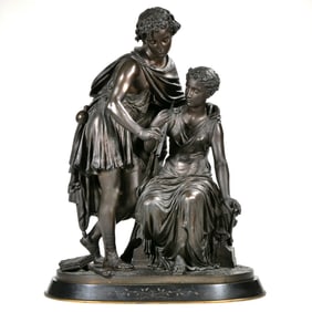 JEAN-LEON (LOUIS) GREGOIRE (FRENCH, 1840-1890) BRONZE