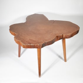 NAKASHIMA STYLE TEAK LIVE EDGE TABLE