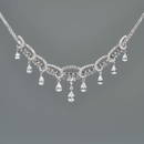 ANTIQUE DIAMOND & PLATINUM FESTOON NECKLACE