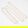 (3pc) WHITE PEARL NECKLACES