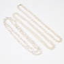 (3pc) WHITE PEARL NECKLACES