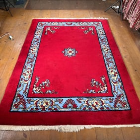 RED VINTAGE MOROCCAN RUG