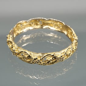18K GOLD HARD BRACELET
