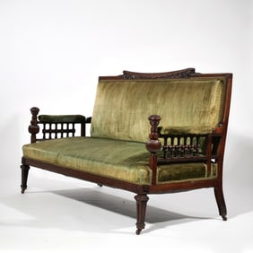 AESTHETIC PERIOD ROSEWOOD SETTEE