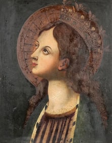 17TH C. CONTINENTAL SCHOOL PORTRAIT OF MARY