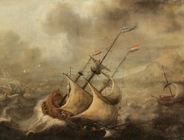 (Attrib.) PIETER de MOLIJN [MOLYN] THE YOUNGER (Dutch, 1637-1701)