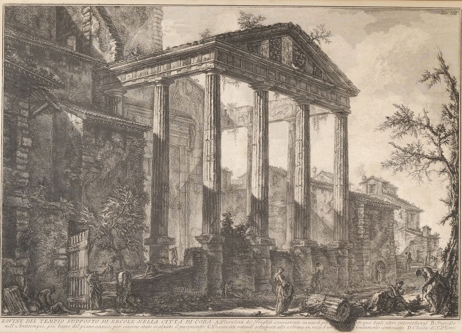 PIRANESI (GIOVANNI BATTISTA) ANTICHITA DI CORA (1 of 8)