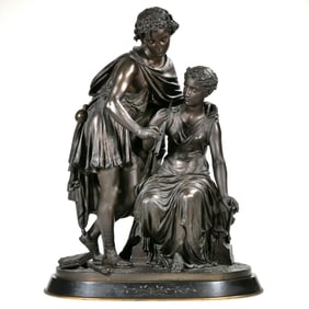 JEAN-LEON (LOUIS) GREGOIRE (FRENCH, 1840-1890) BRONZE