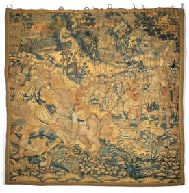 17TH CENTURY FLEMISH VERDURE TAPESTRY