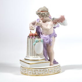 MEISSEN PORCELAIN CUPID