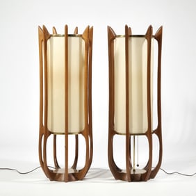 PAIR MODELINE MID CENTURY LAMPS