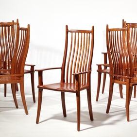 (8pc) STEPHEN SWIFT DINING CHAIRS
