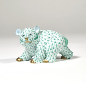 HEREND PORCELAIN BABY BEAR