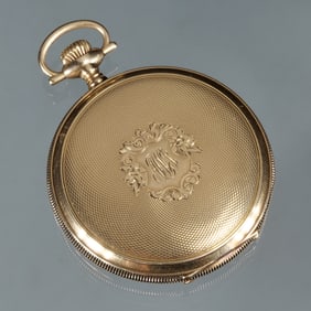 WALTHAM 14K GOLD POCKET WATCH