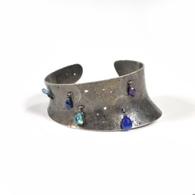 ART STERLING SILVER CUFF BRACELET