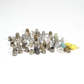 COLLECTION STERLING & OTHER THIMBLES