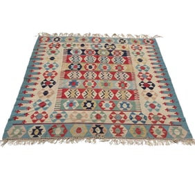FLAT WOVEN KILIM RUG